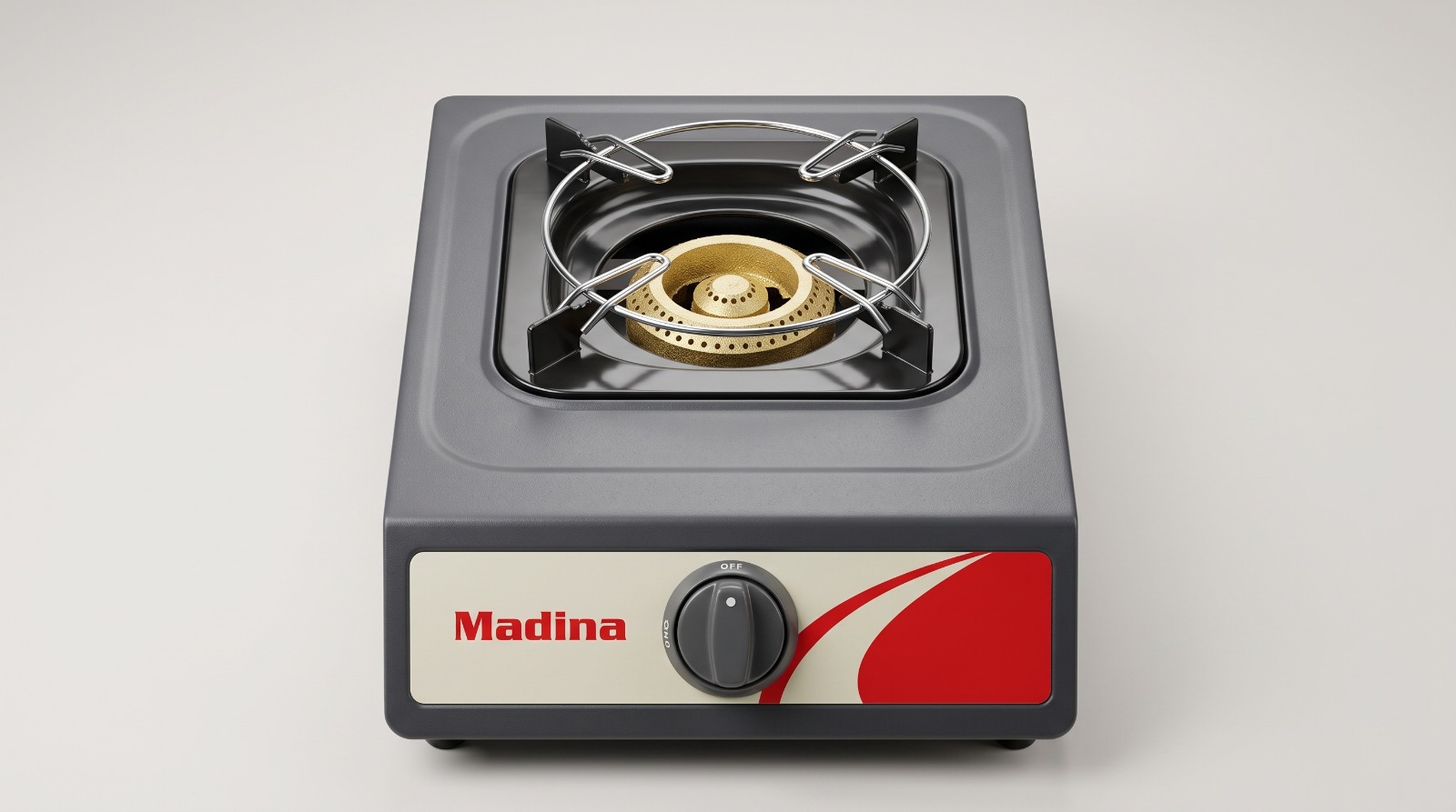 Madina Classic Gas Stove M 104 SRB NM LPG Single Gas Stove 